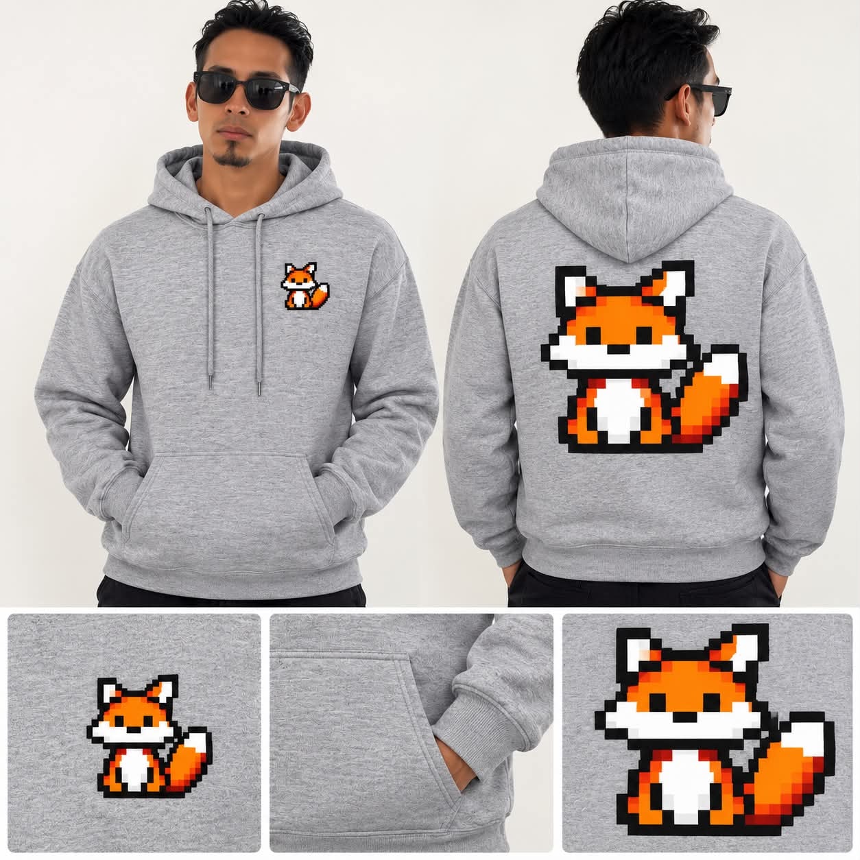 Pixel Fox Hoodie
